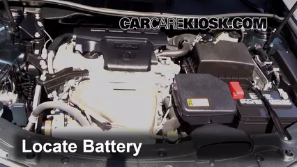Battery Replacement: 2012-2014 Toyota Camry - 2012 Toyota Camry LE 2.5L ...